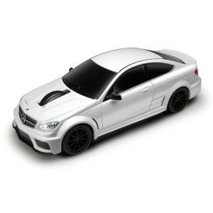 Mercedes-Benz C63 AMG - biały - mysz bezprzewodowa samochód