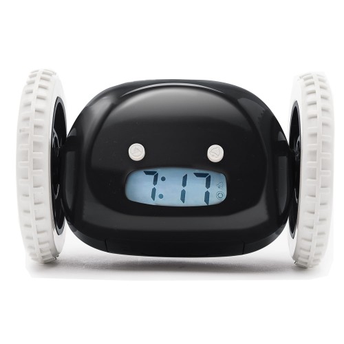 Uciekający Budzik Clocky Black - Czarny